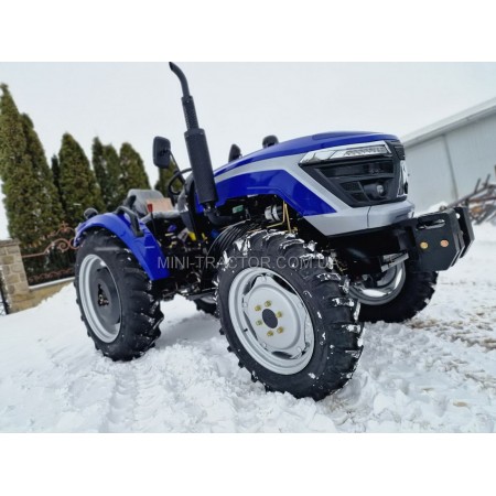 Мінітрактор TERRA FORCE 554HX, 50 к.с, повнопривідний, прижимна гідравліка, шини 11.20-28, компресор